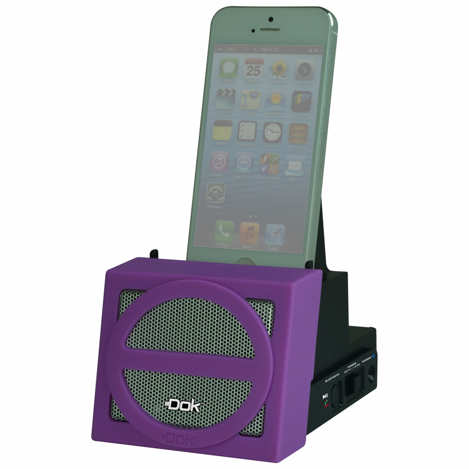 CR12PU - Portable Universal Cradle with Speaker System (Bluetooth), Rechargeable Battery (Purple Face) CR12PU - Portable Universal Cradle with Speaker System (Bluetooth), Rechargeable Battery (Purple Face)